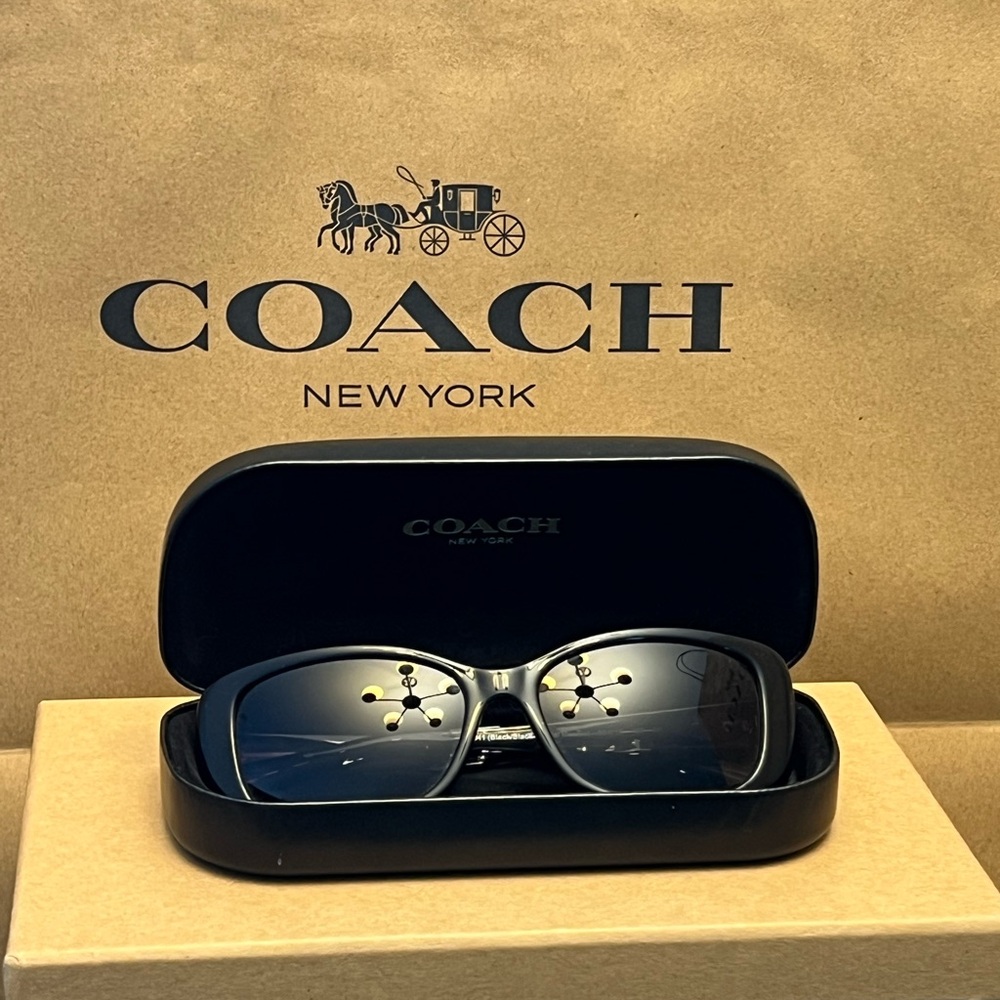 Coach Dark Gray Sunglasses with Case